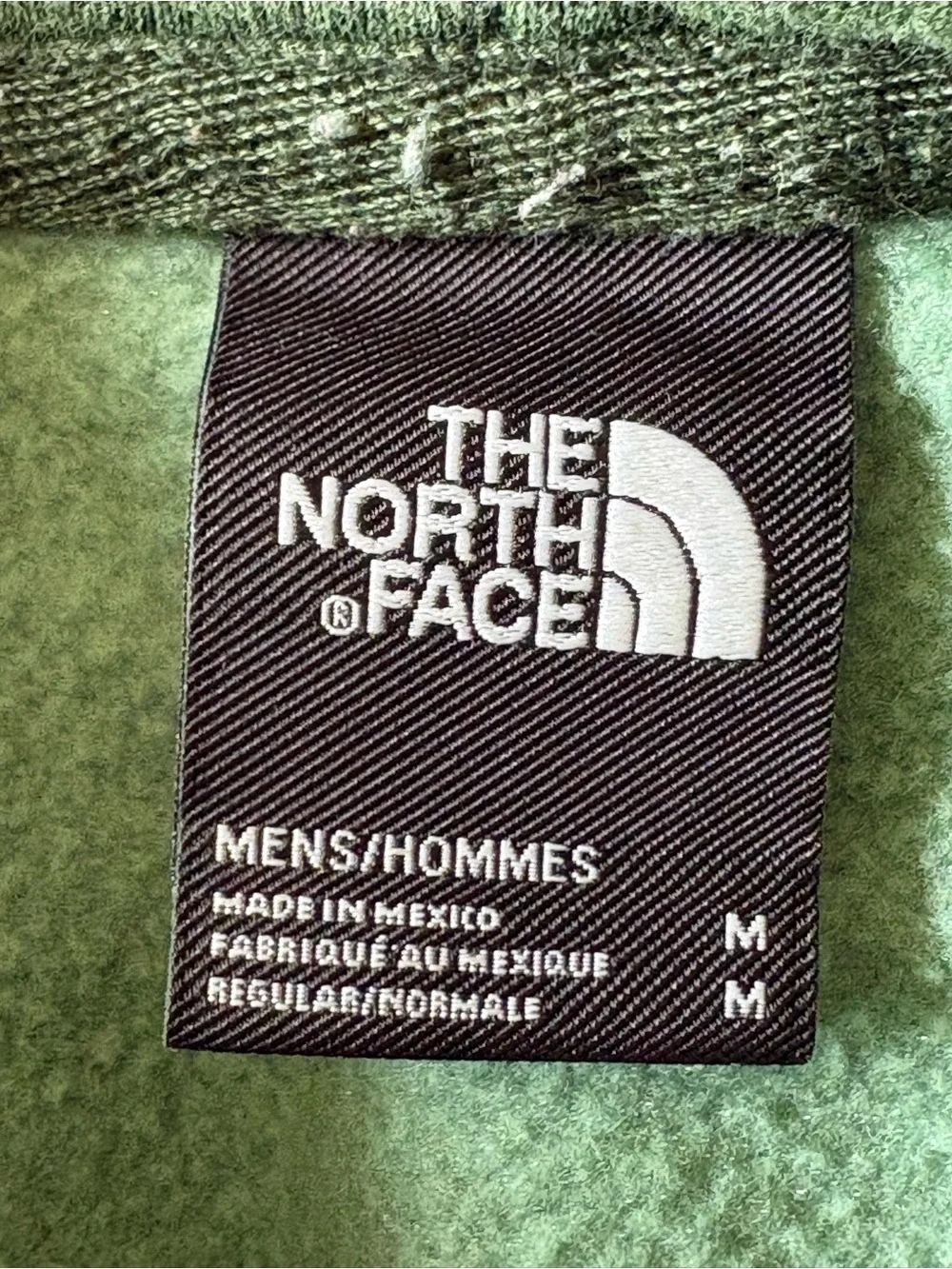 The North Face All-Over Print Half Dome Logo Fleece Pullover Hoodie - Dark Green